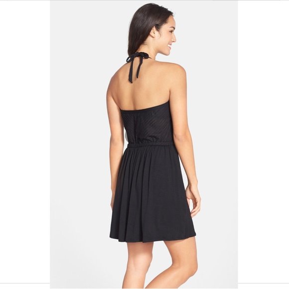 NWT Robin Piccone Pleat Yolanda Cover-Up‎ Dress in Black [SIZE Medium ] - Picture 6 of 6